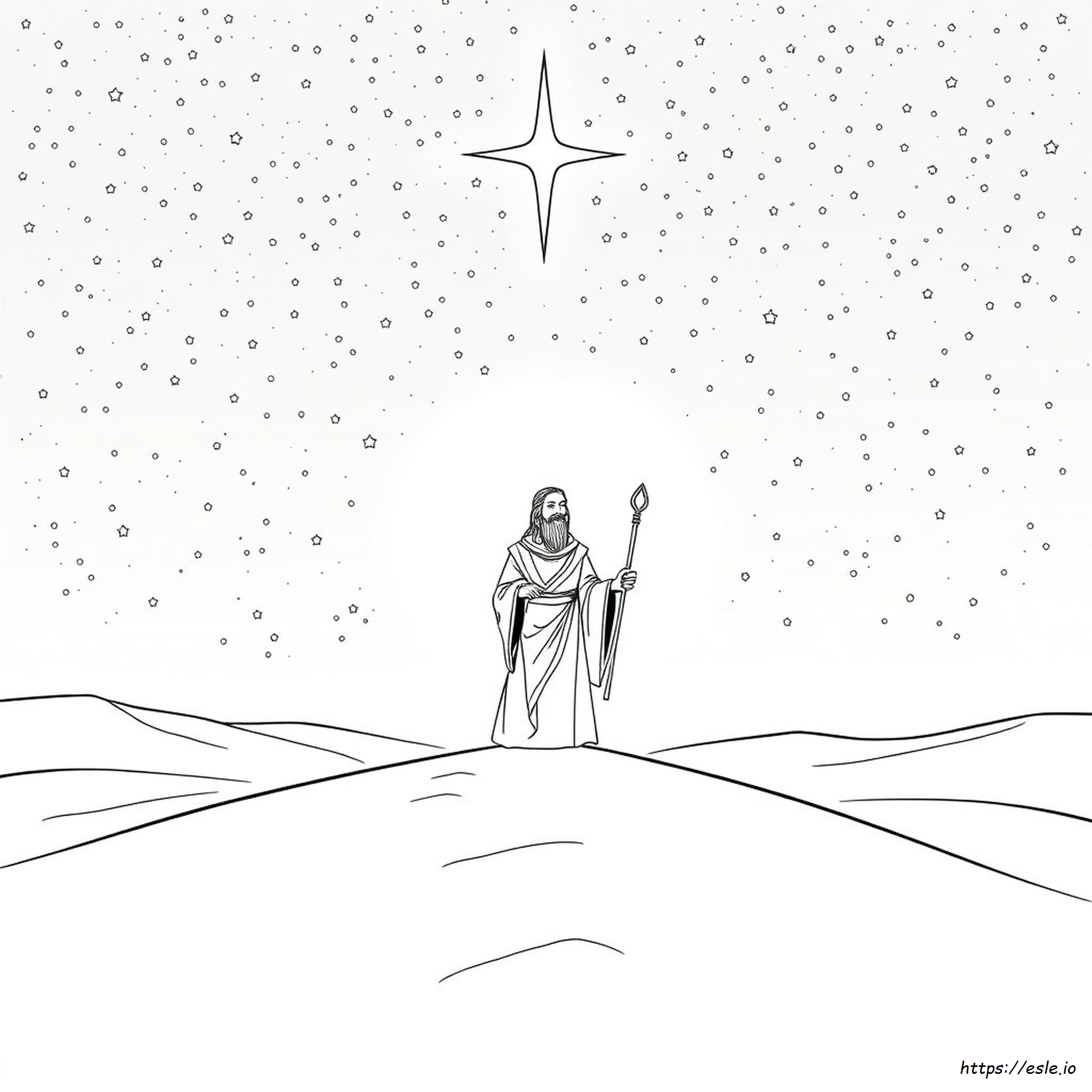 Coloring Page Of The First Vision
