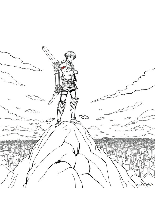 Levi Attack On Titan Ausmalbilder