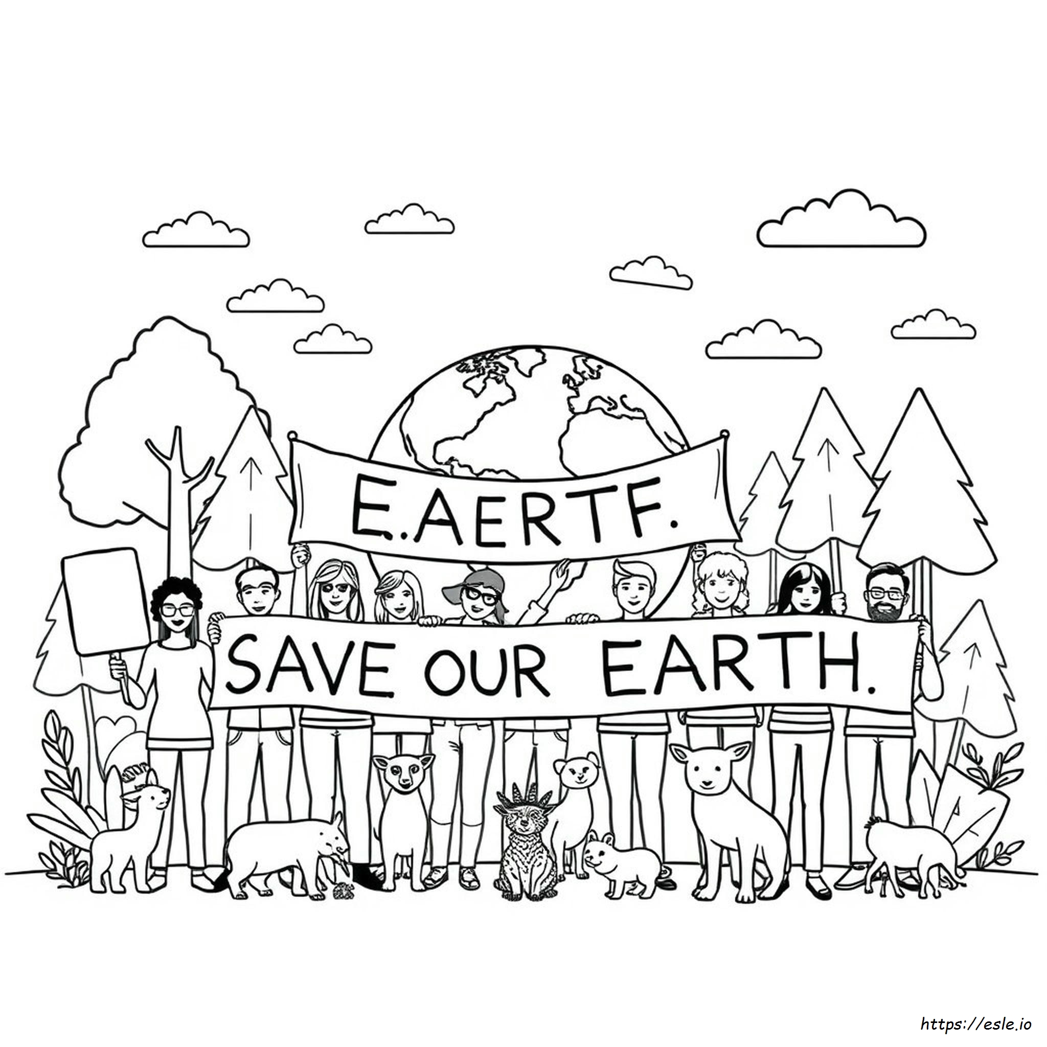 Save Our Earth Coloring Pages
