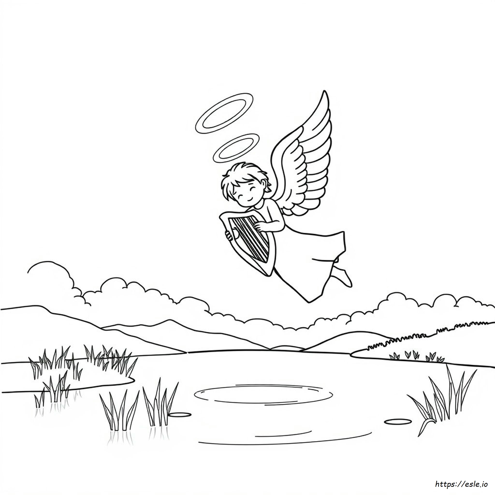 Printable Angel Coloring Pages For Adults