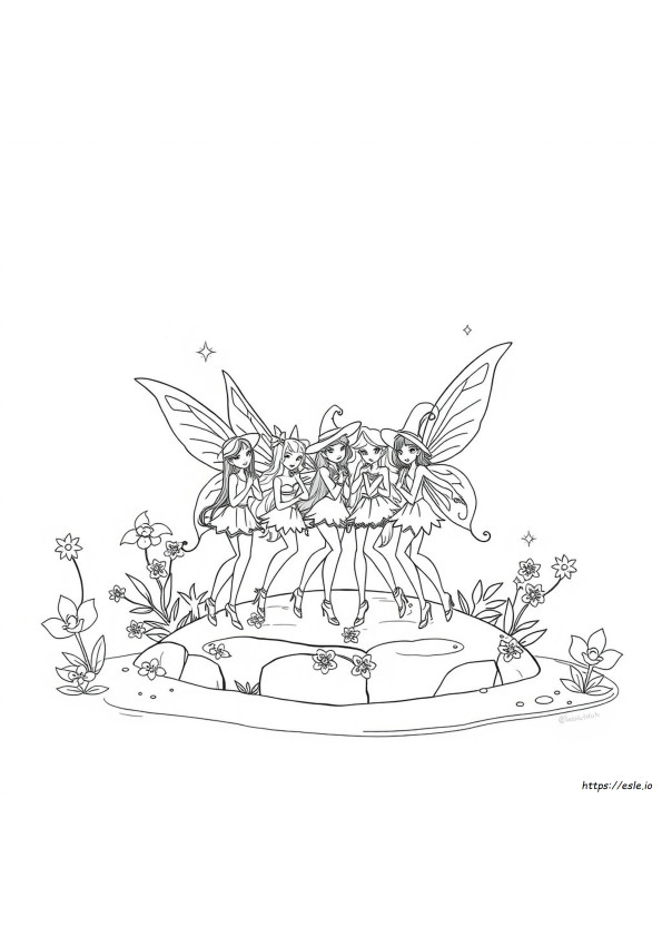 Winx Club Ausmalbuch