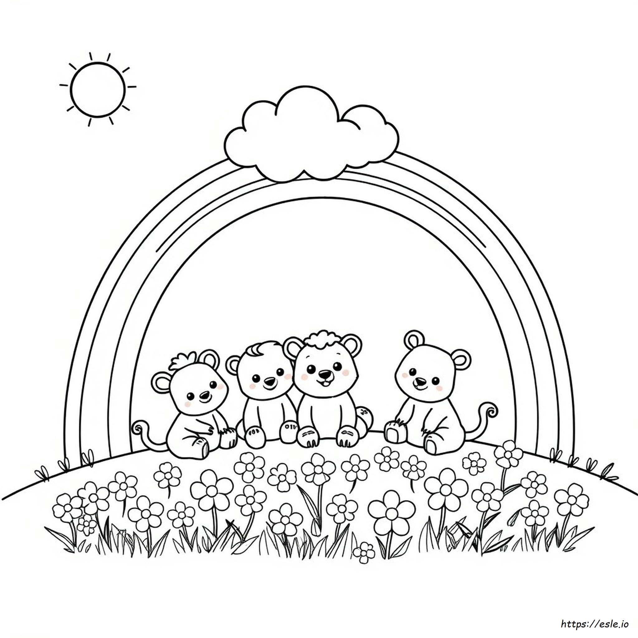 Rainbow Friends Coloring Pages Lookies