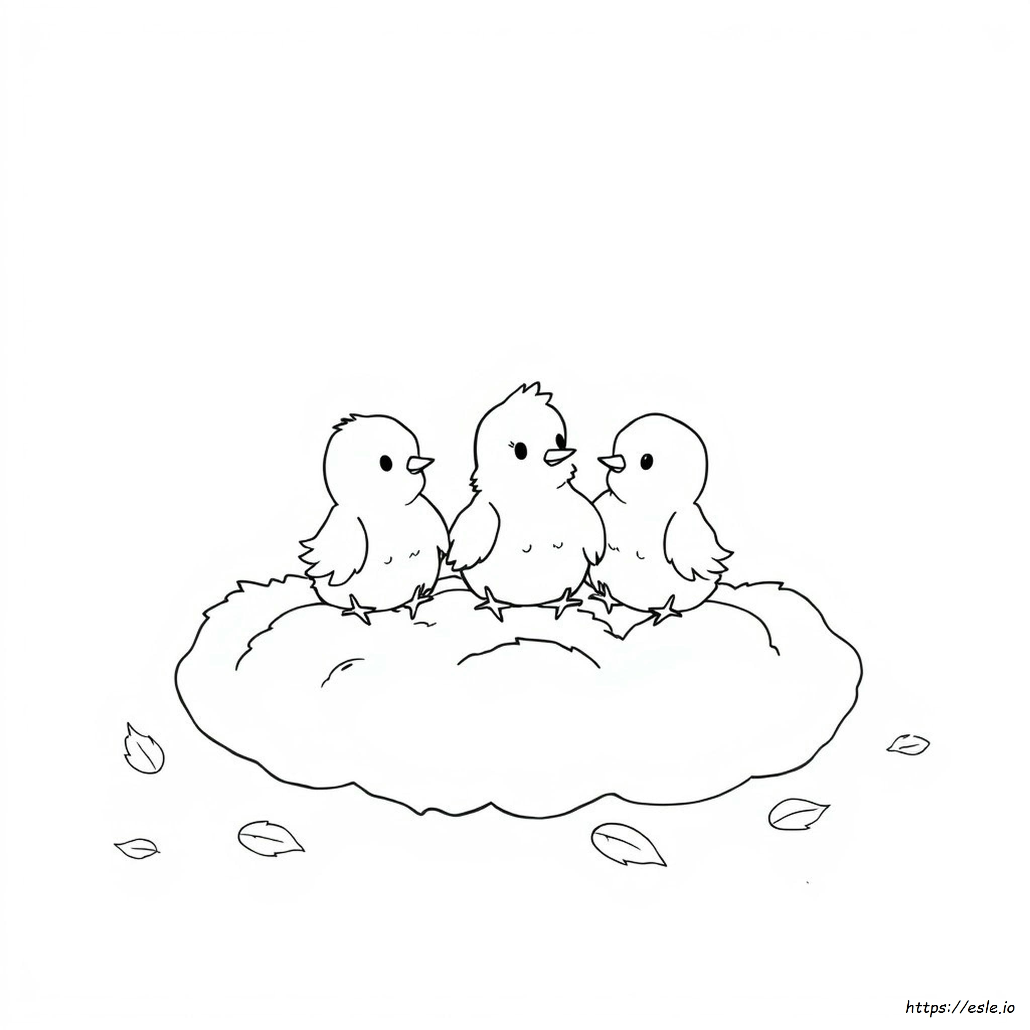 Peeps Chick Coloring Page