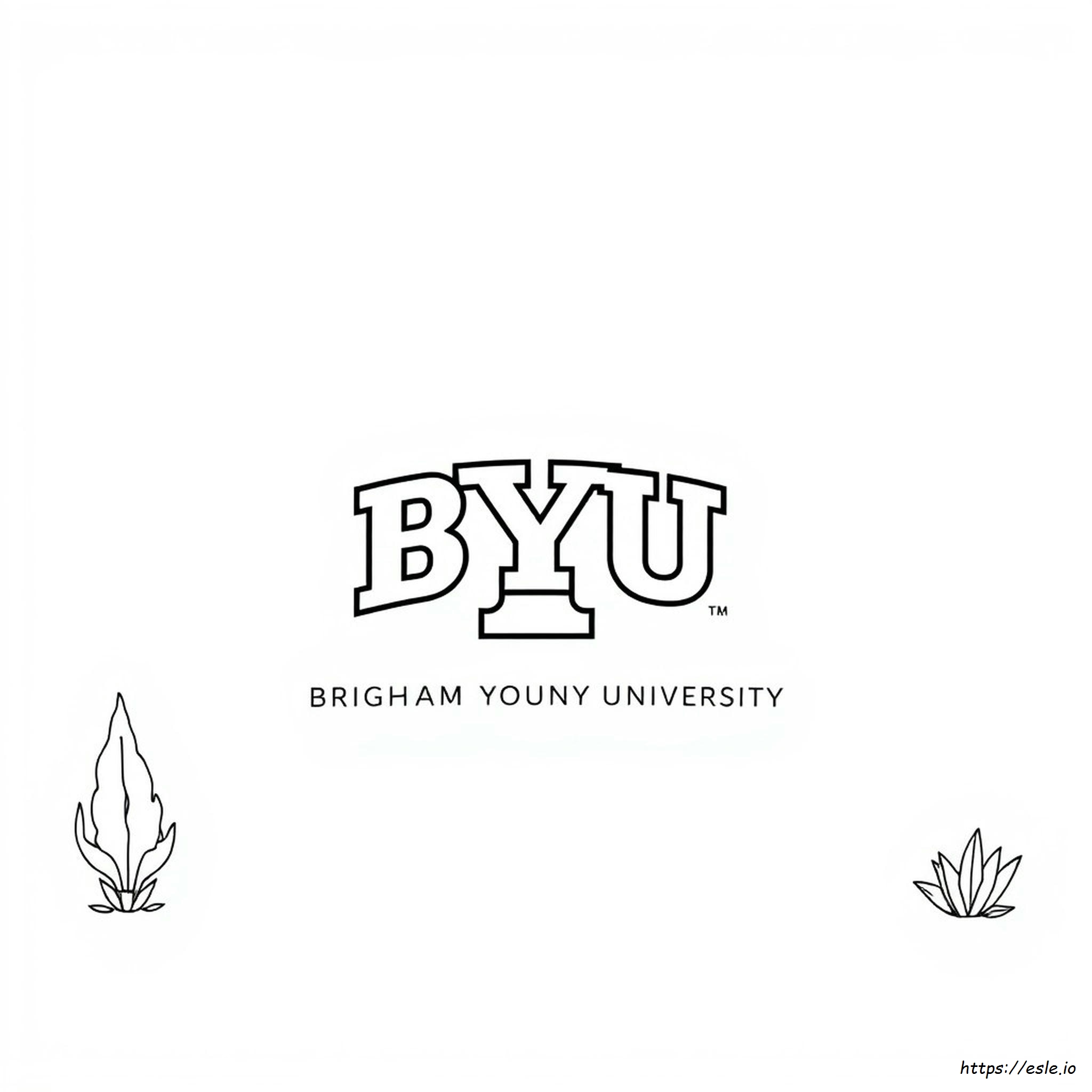 Páginas Para Colorear Byu