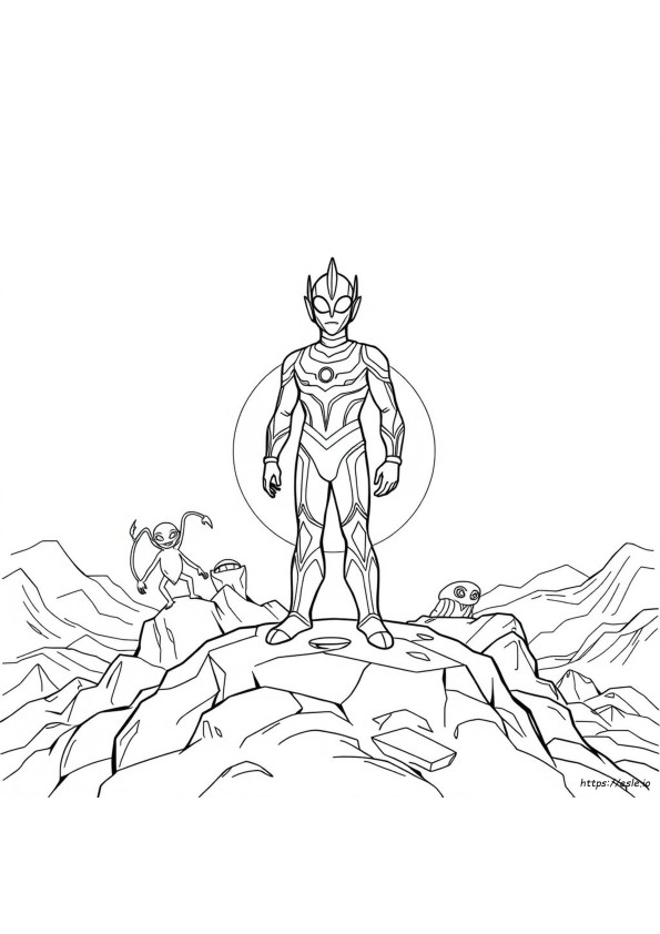 Kolorowanka Ultraman