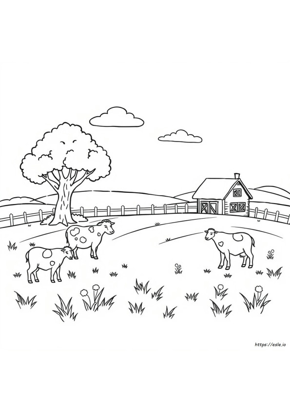 Kleuter Boerderijdieren Kleurplaten