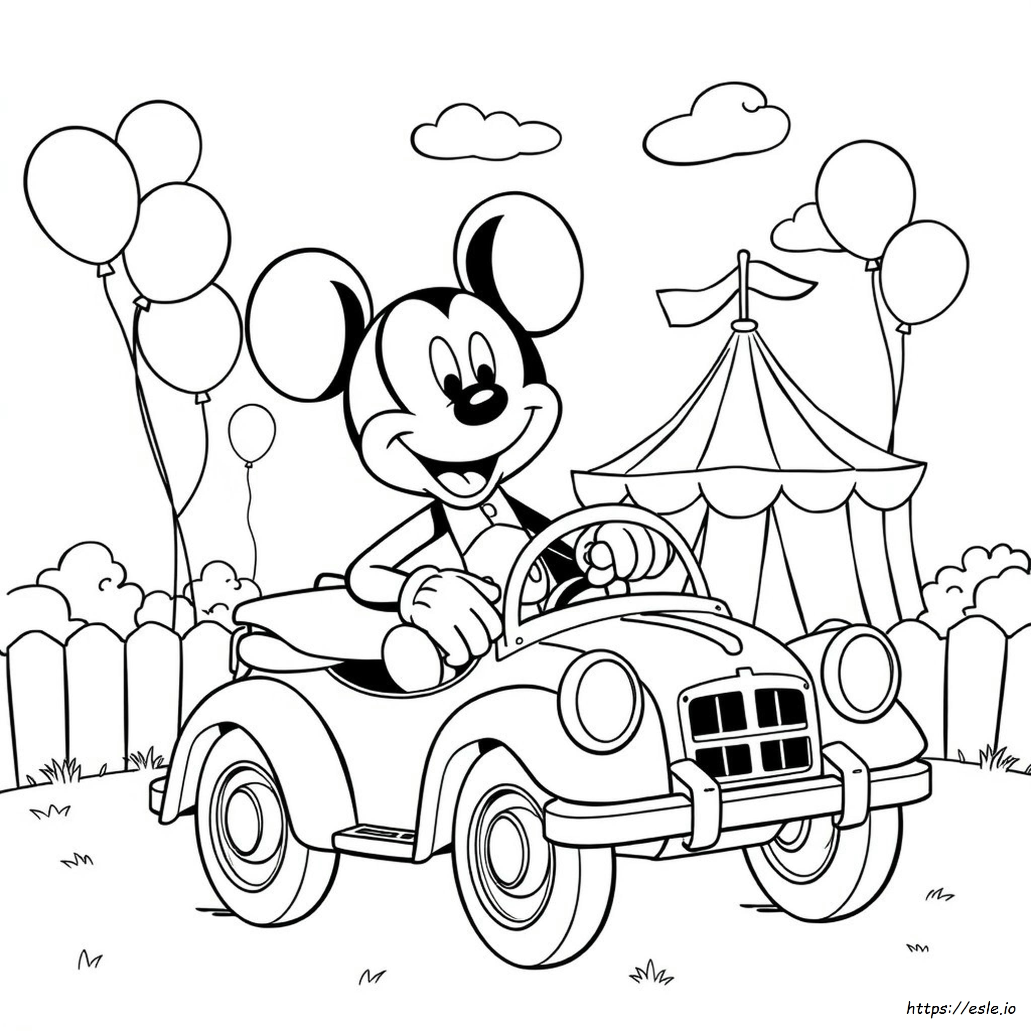 Old Mickey Mouse Coloring Pages