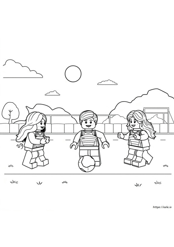 New Lego Friends Coloring Pages