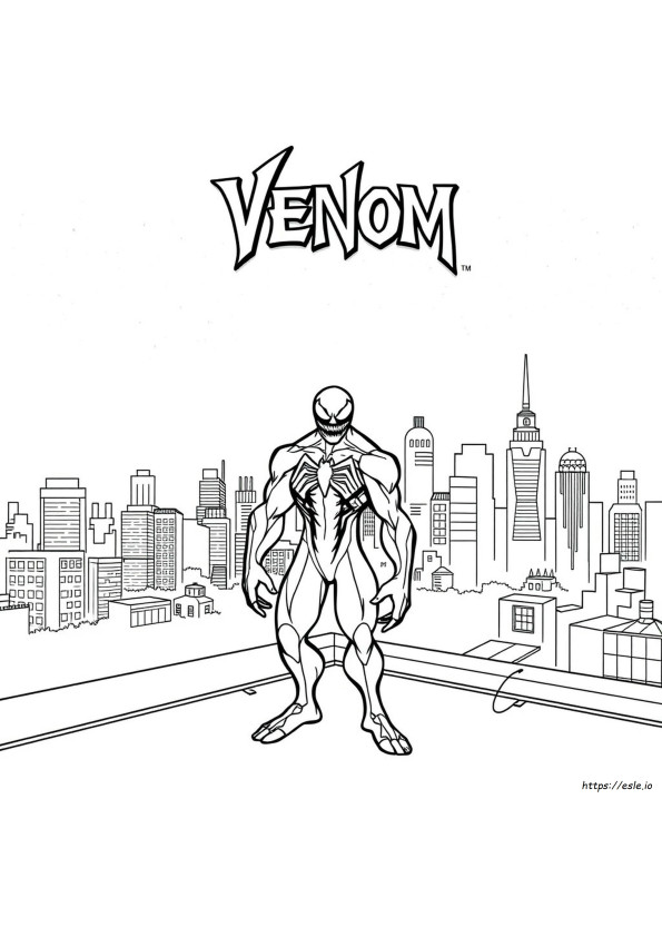 Desene De Colorat Cu Filmul Venom