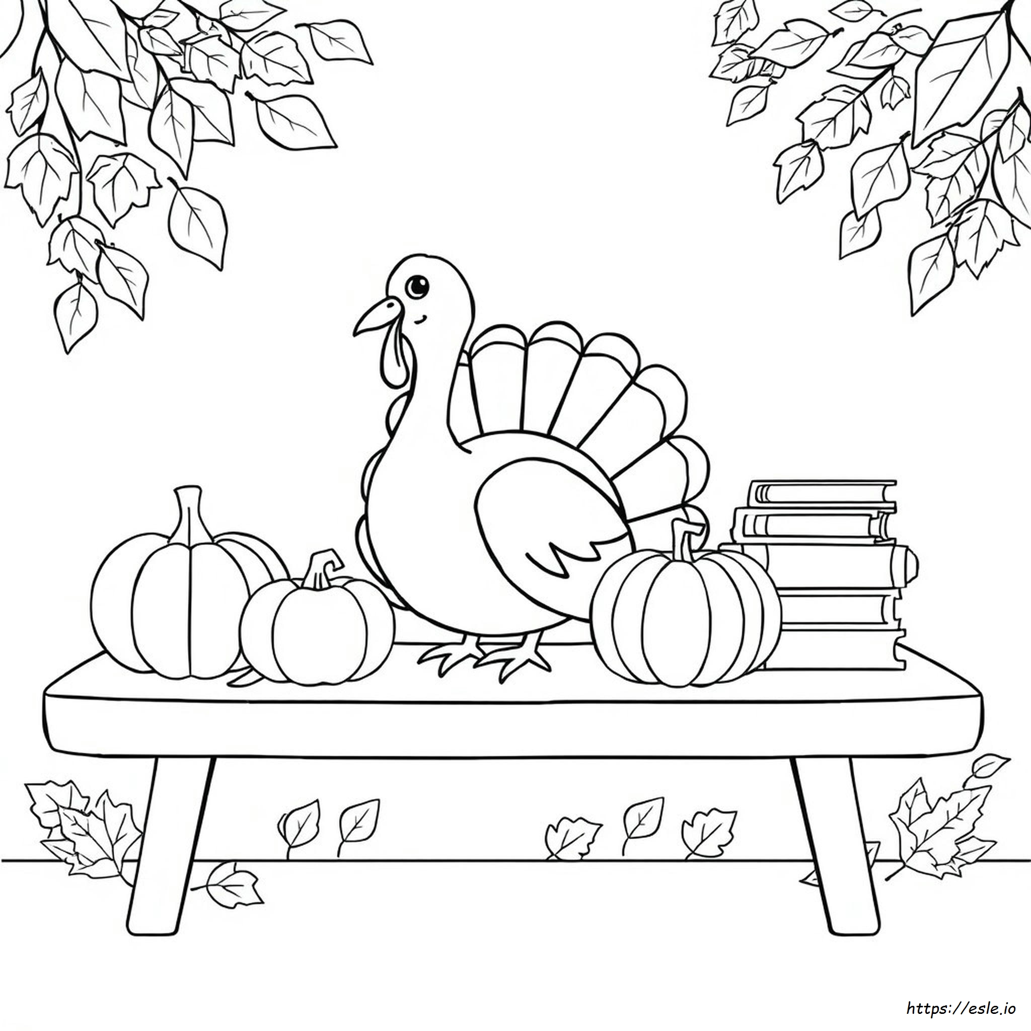 Disegni Da Colorare Gratuiti Del Ringraziamento