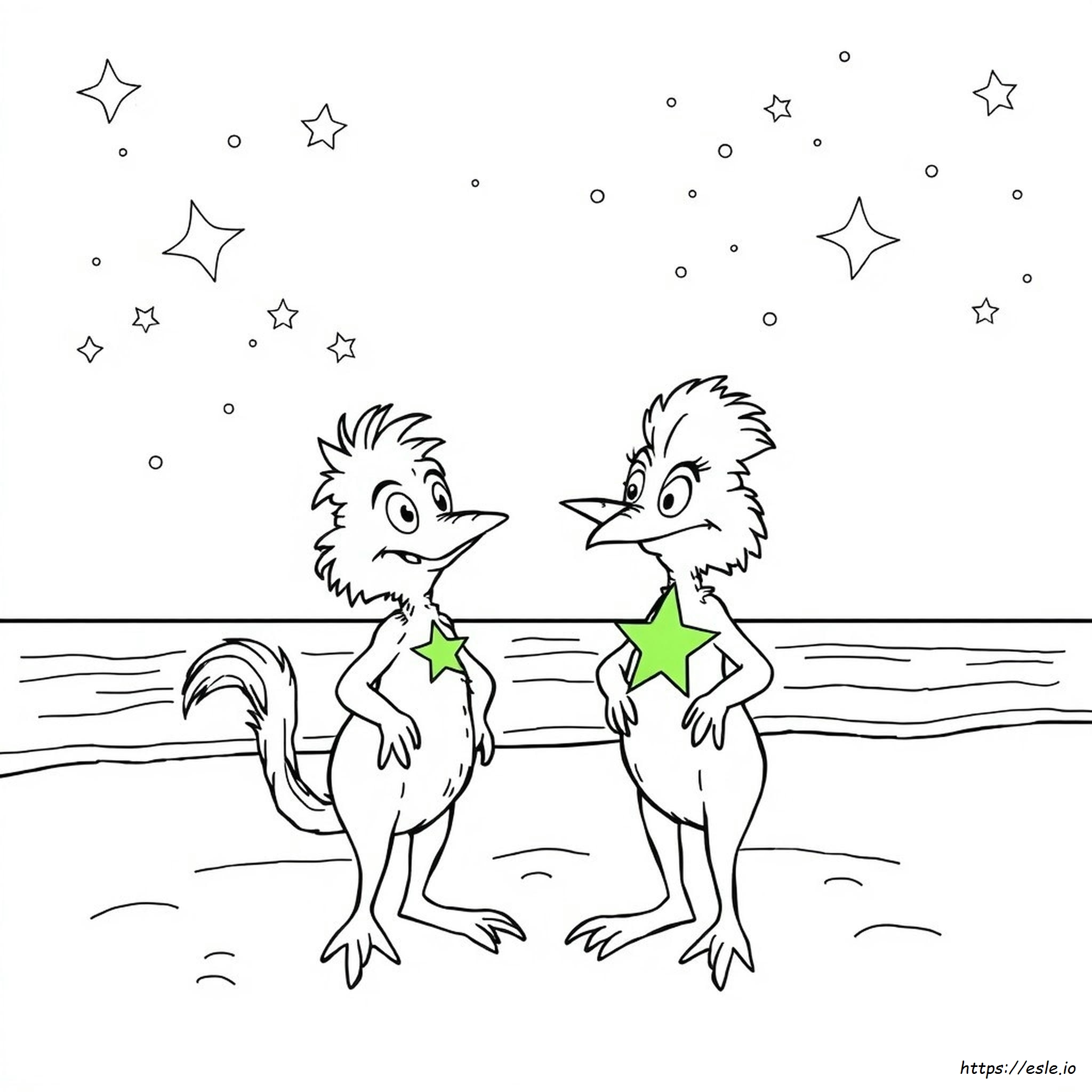 Sneetches Ausmalbilder