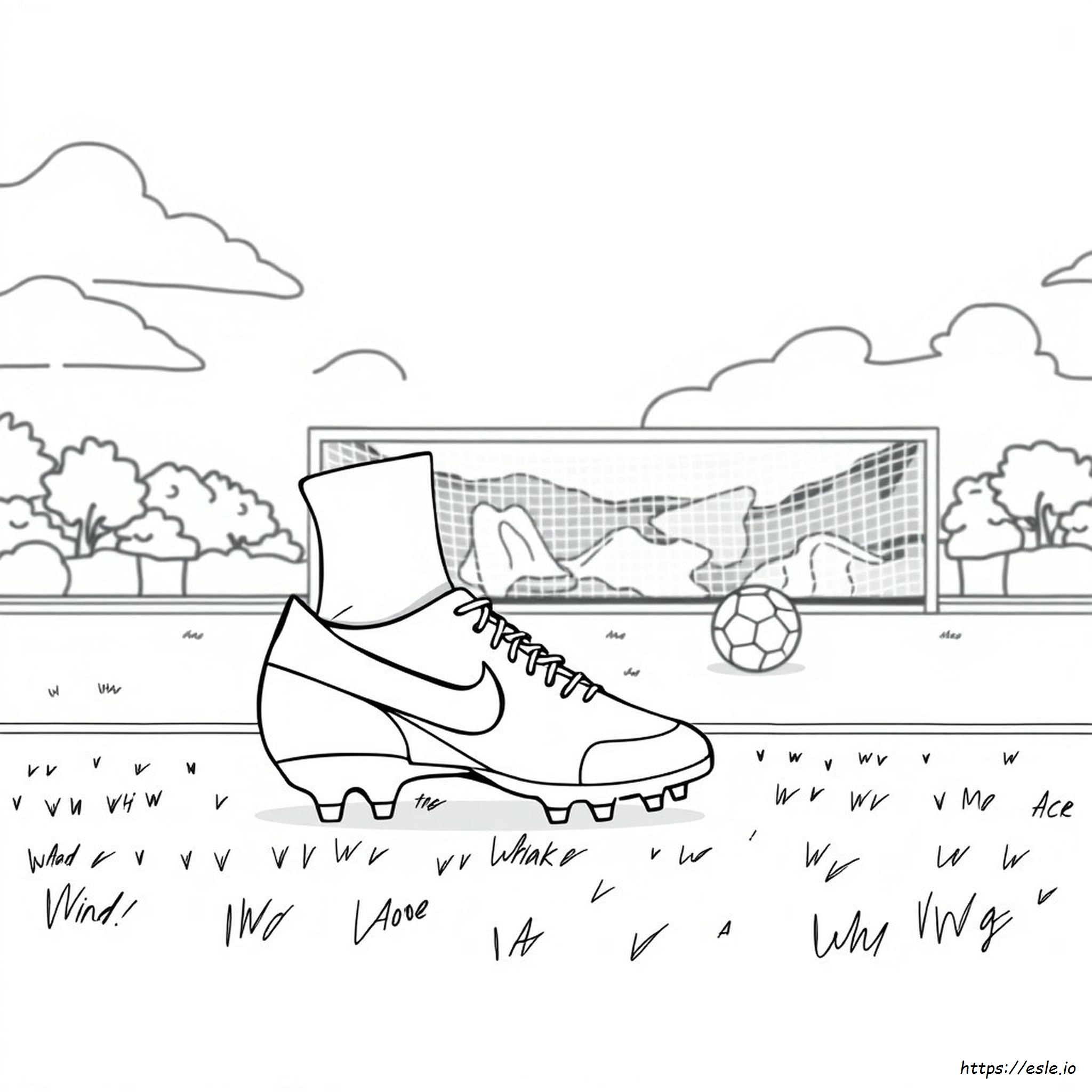 Nike Fußballschuhe Ausmalbilder Zum Ausdrucken