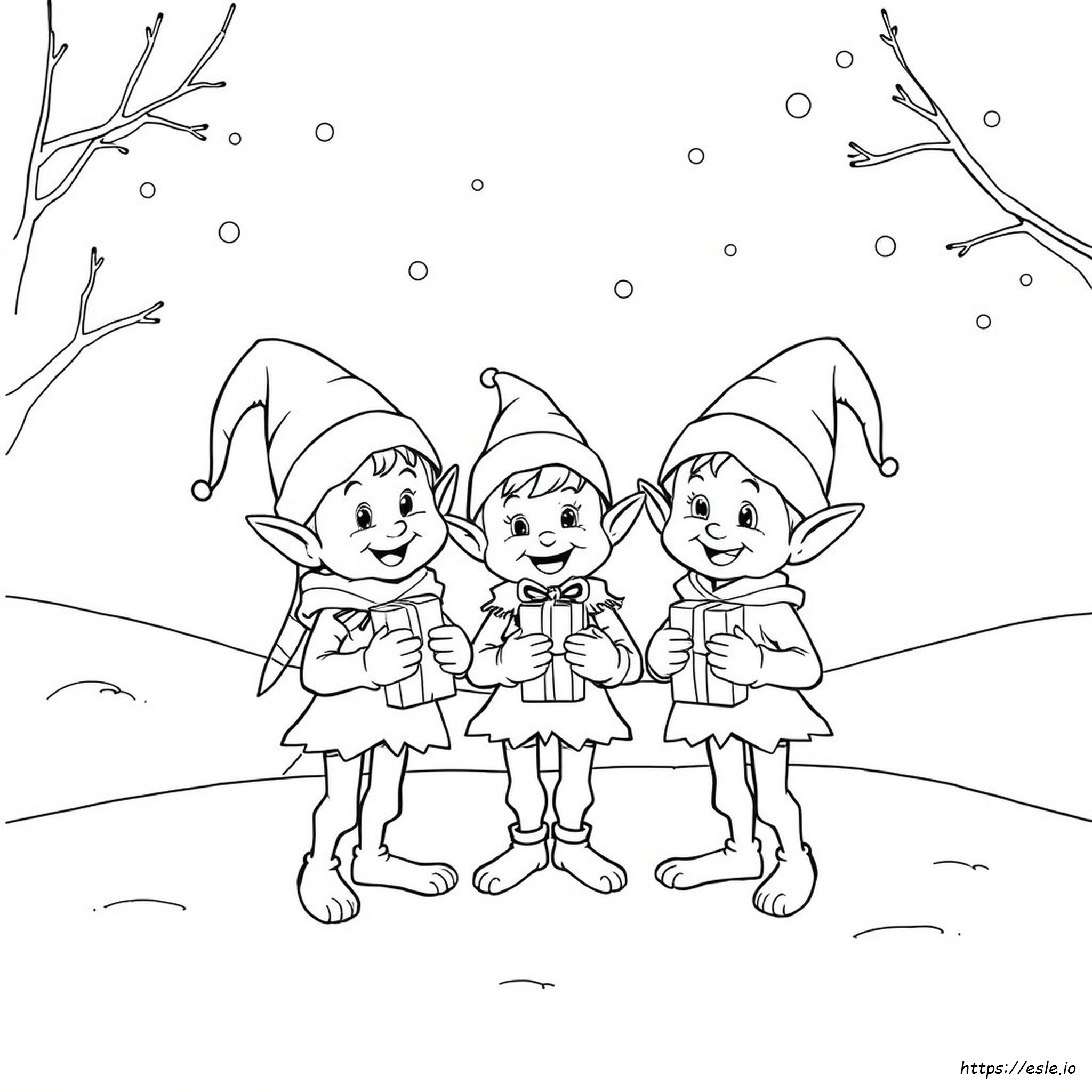 Free Printable Buddy The Elf Coloring Pages