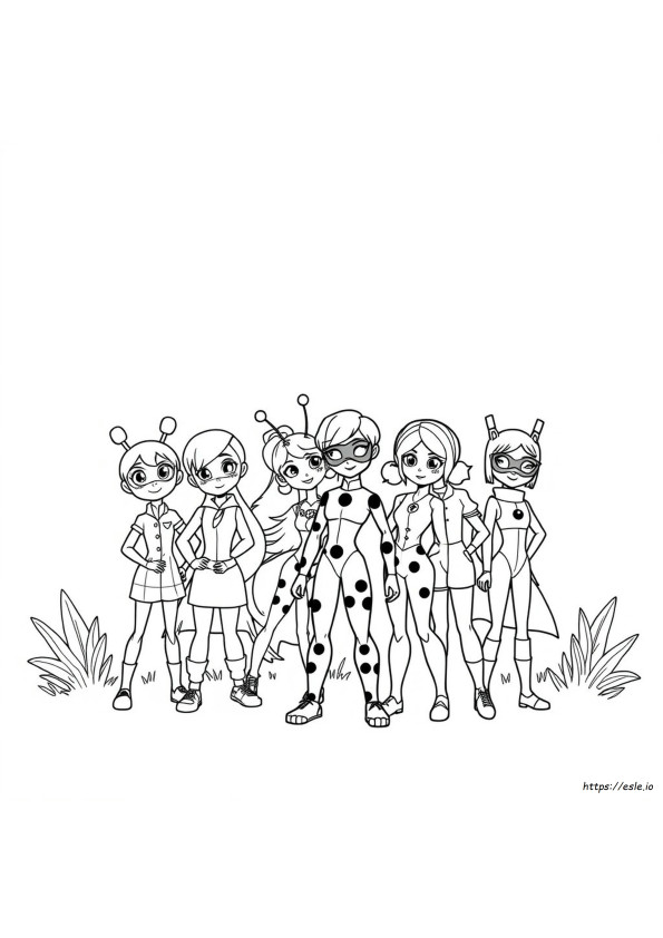 Coloriage Kwami Miraculous Ladybug Tous Les Personnages