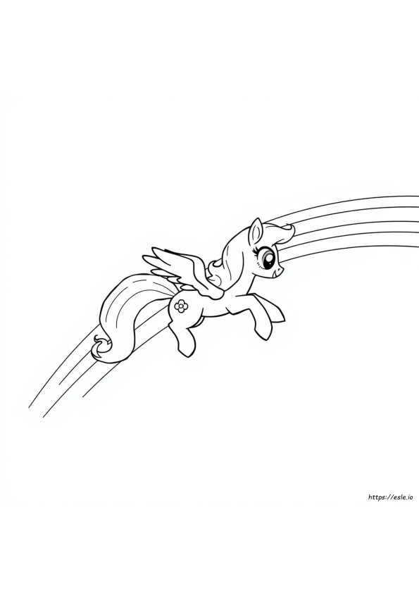 Rainbow Dash Ponei De Colorat