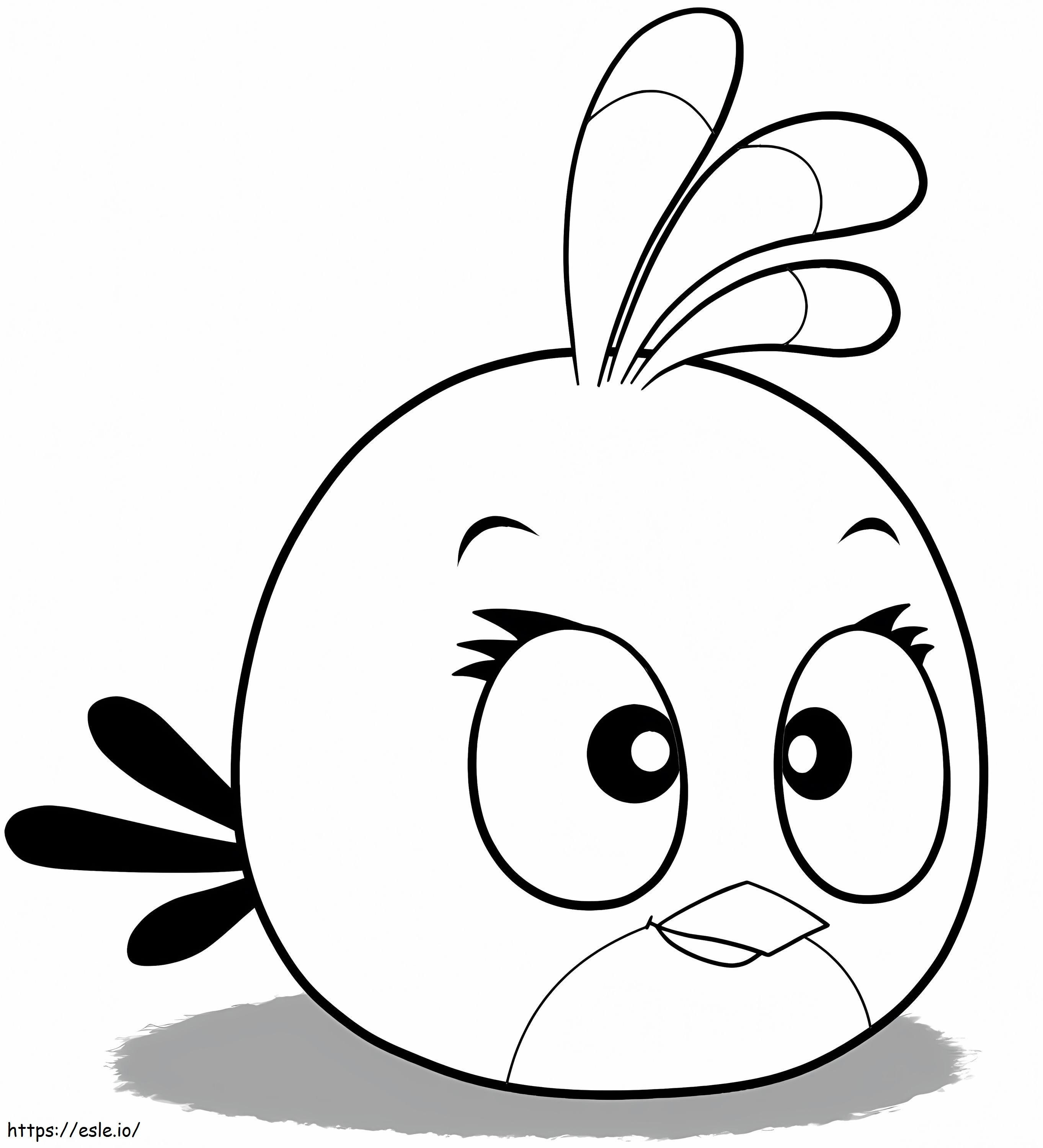 Hq Angry Birds Stella kolorowanka