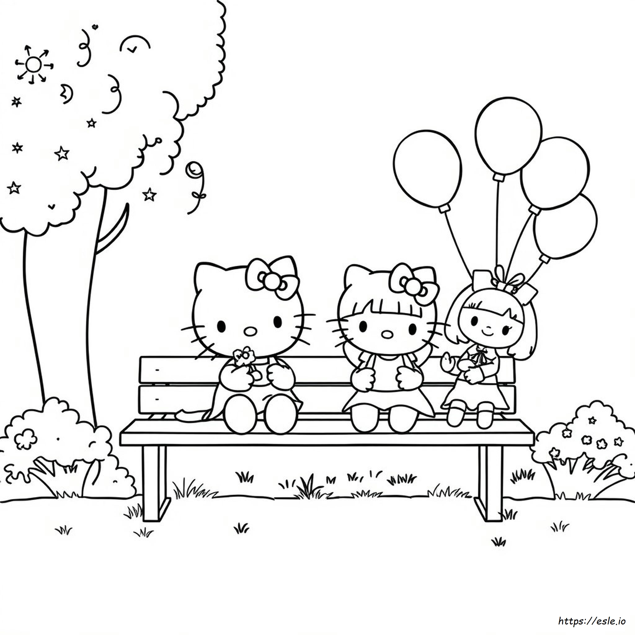 Coloring Pages Hello Kitty And Friends