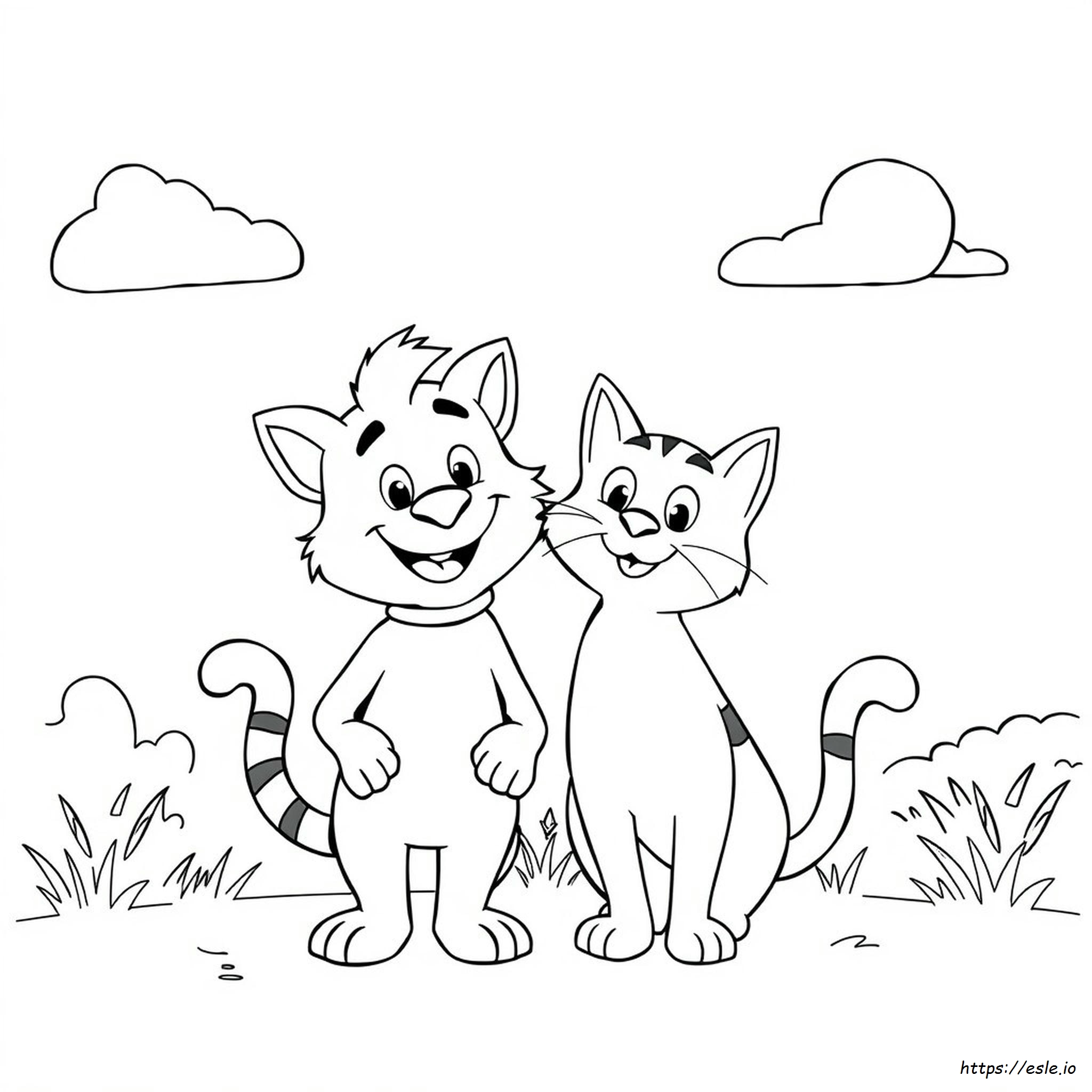 Sam E Cat Disegni Da Colorare E Stampare