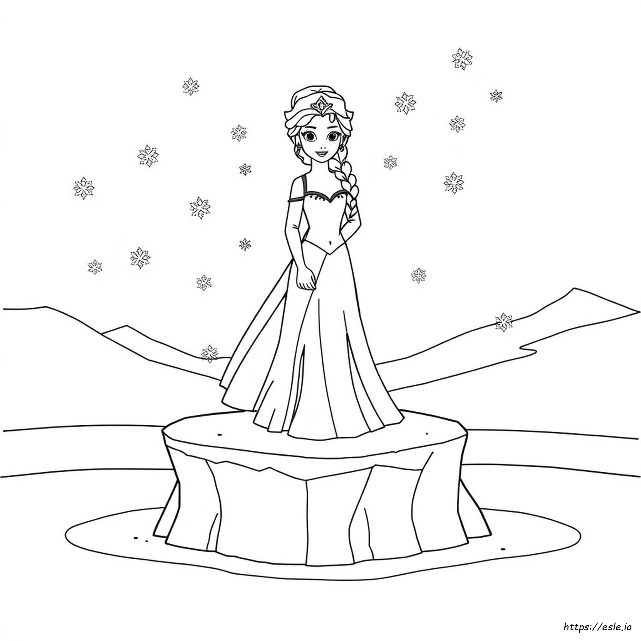 Frozen Disney Princess Coloring Pages