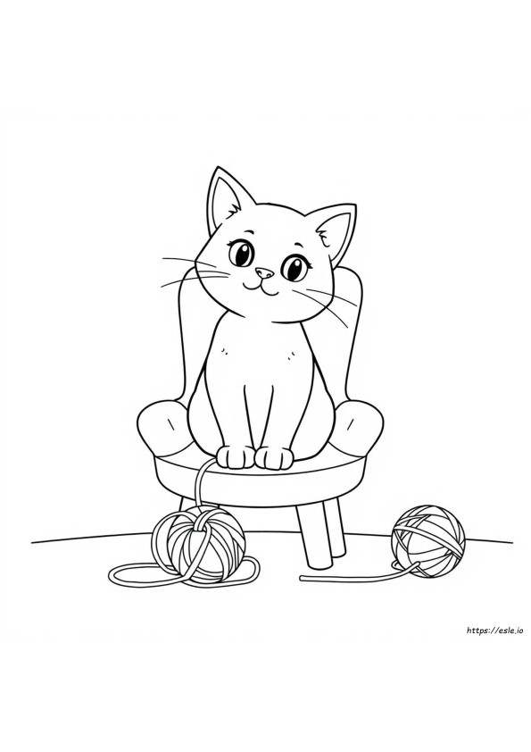 Dibujo De Gato Para Colorear