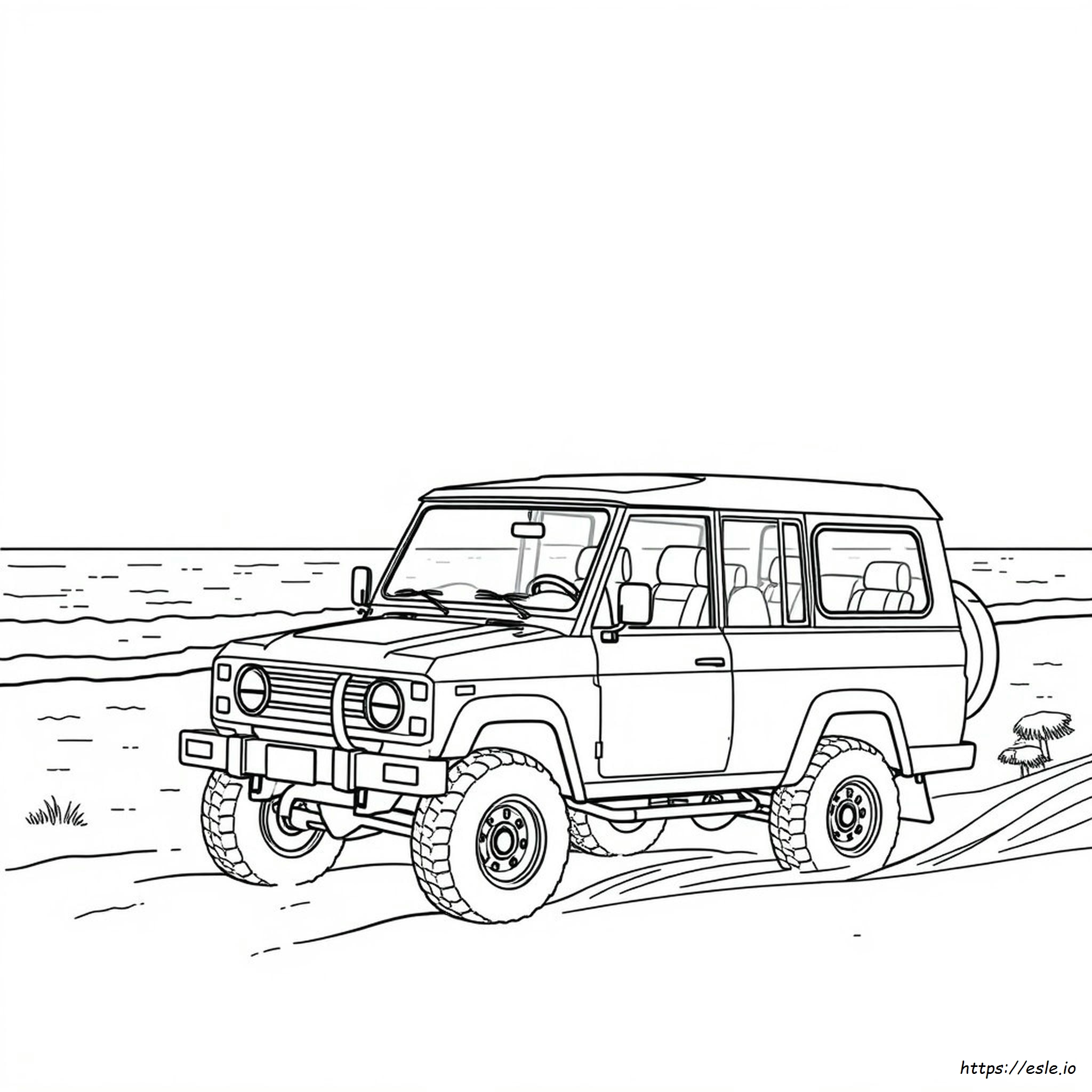 Kolorowanki Land Cruiser