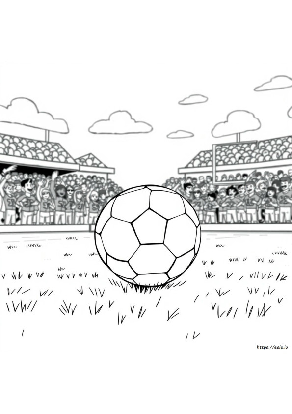 Voetbal Kleurplaten Voor Kinderen Gratis