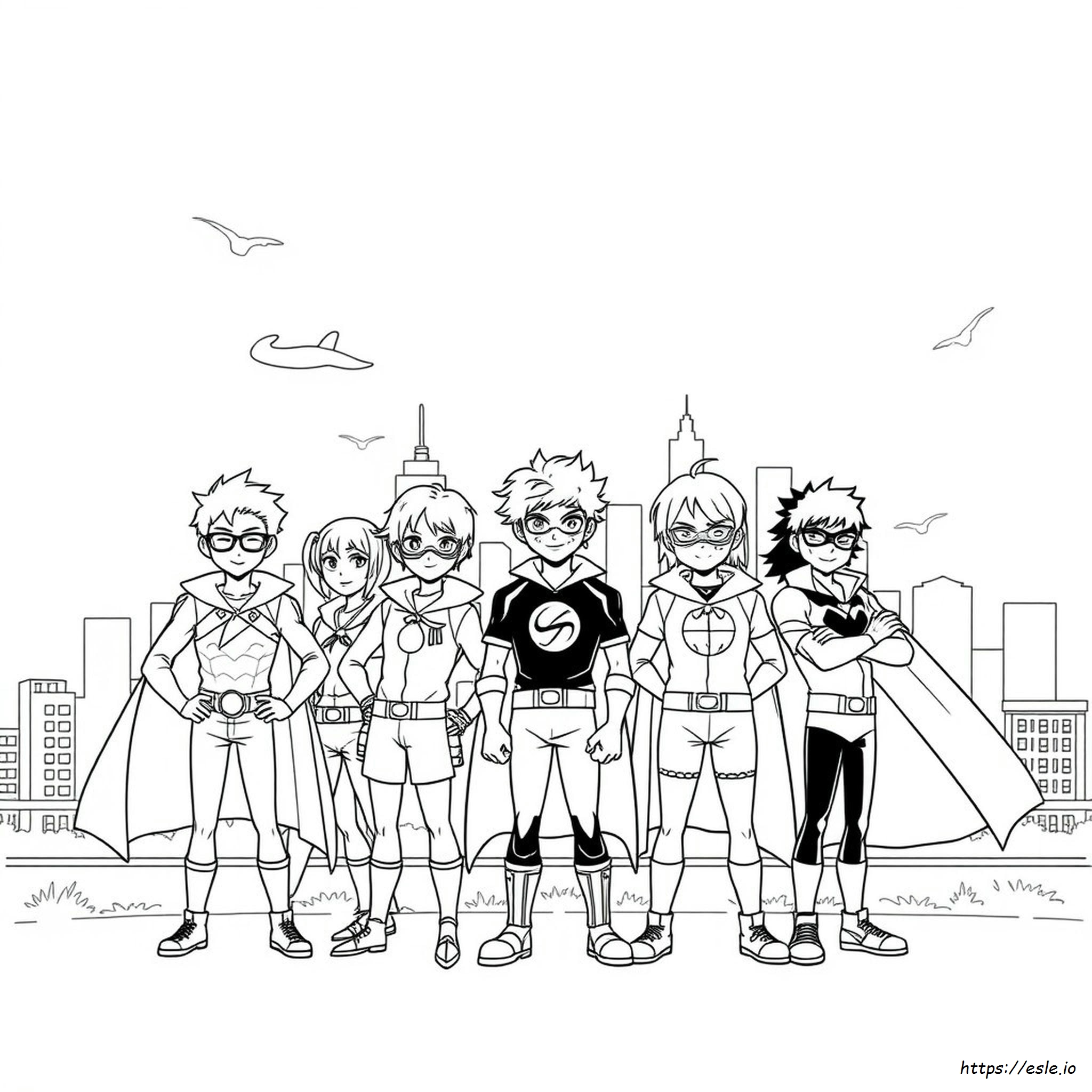 Eri My Hero Academia Coloring Pages