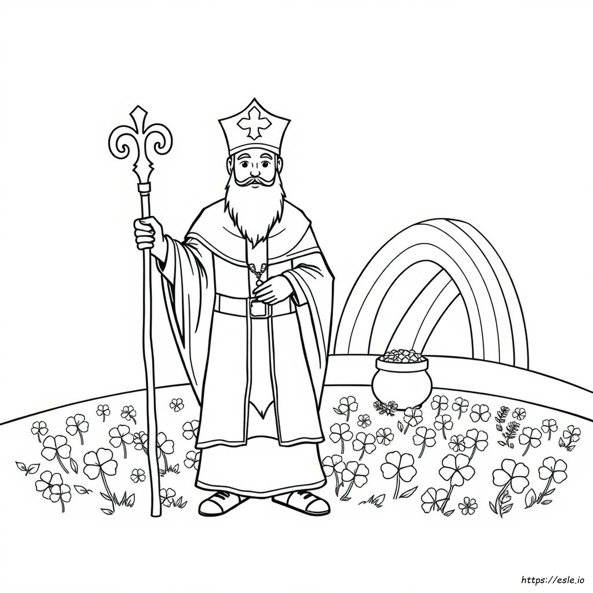 Día De San Patricio Para Colorear