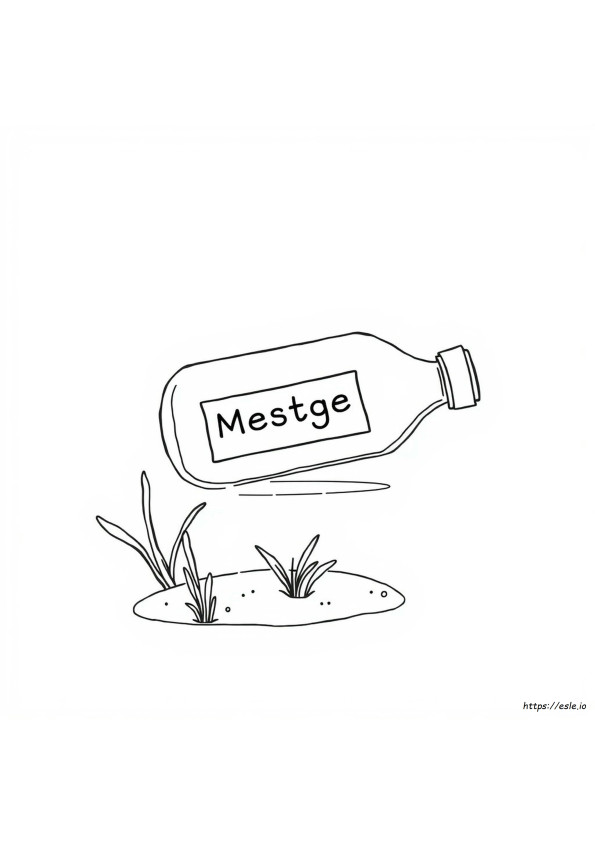 Mesaj În Sticlă De Colorat
