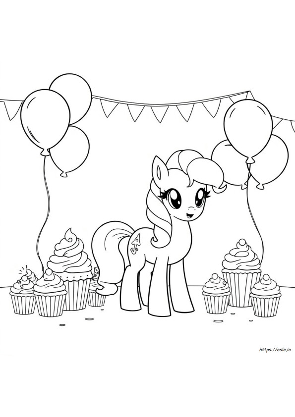 Pinkie Pie Pony De Colorat