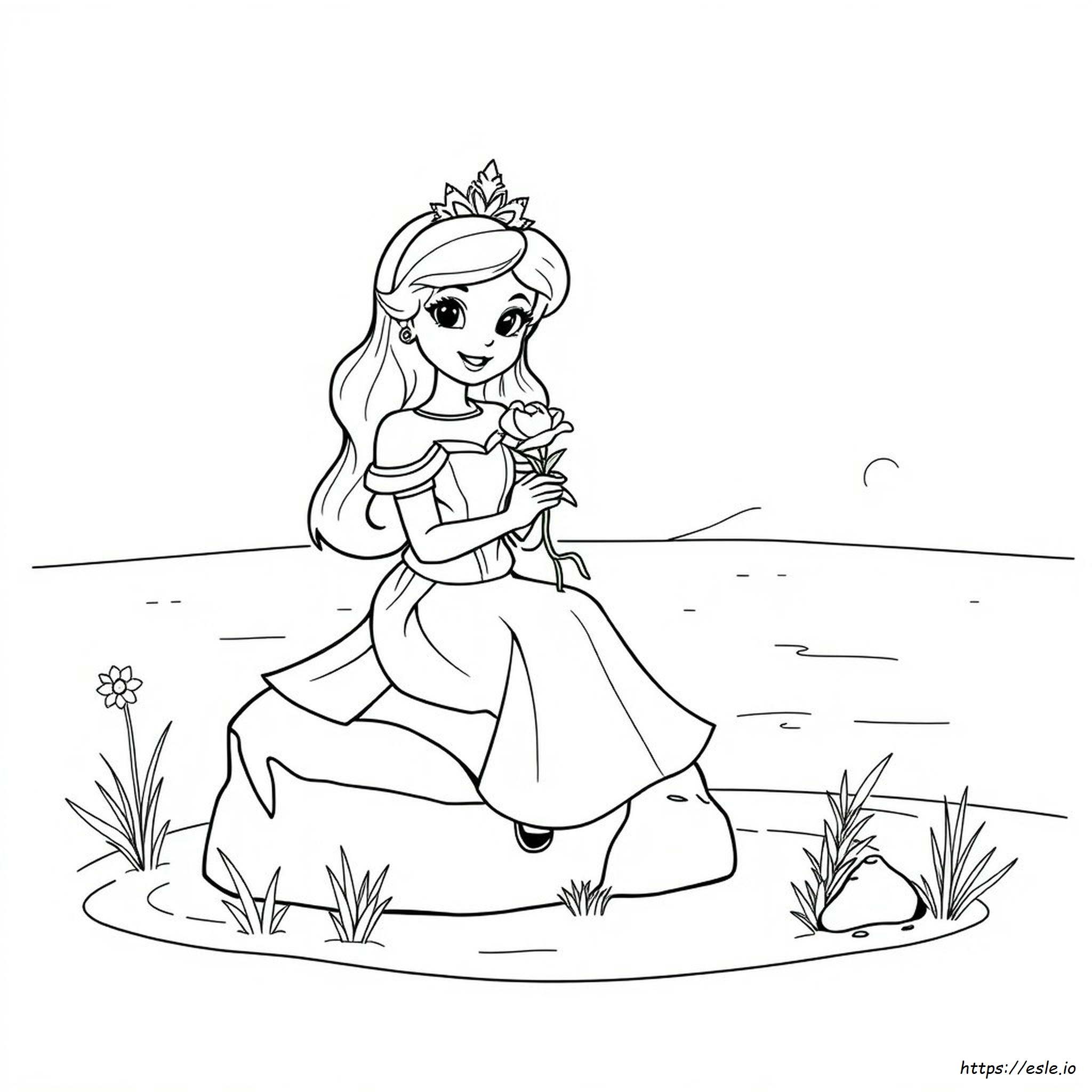 Free Coloring Pages For Kids Princess
