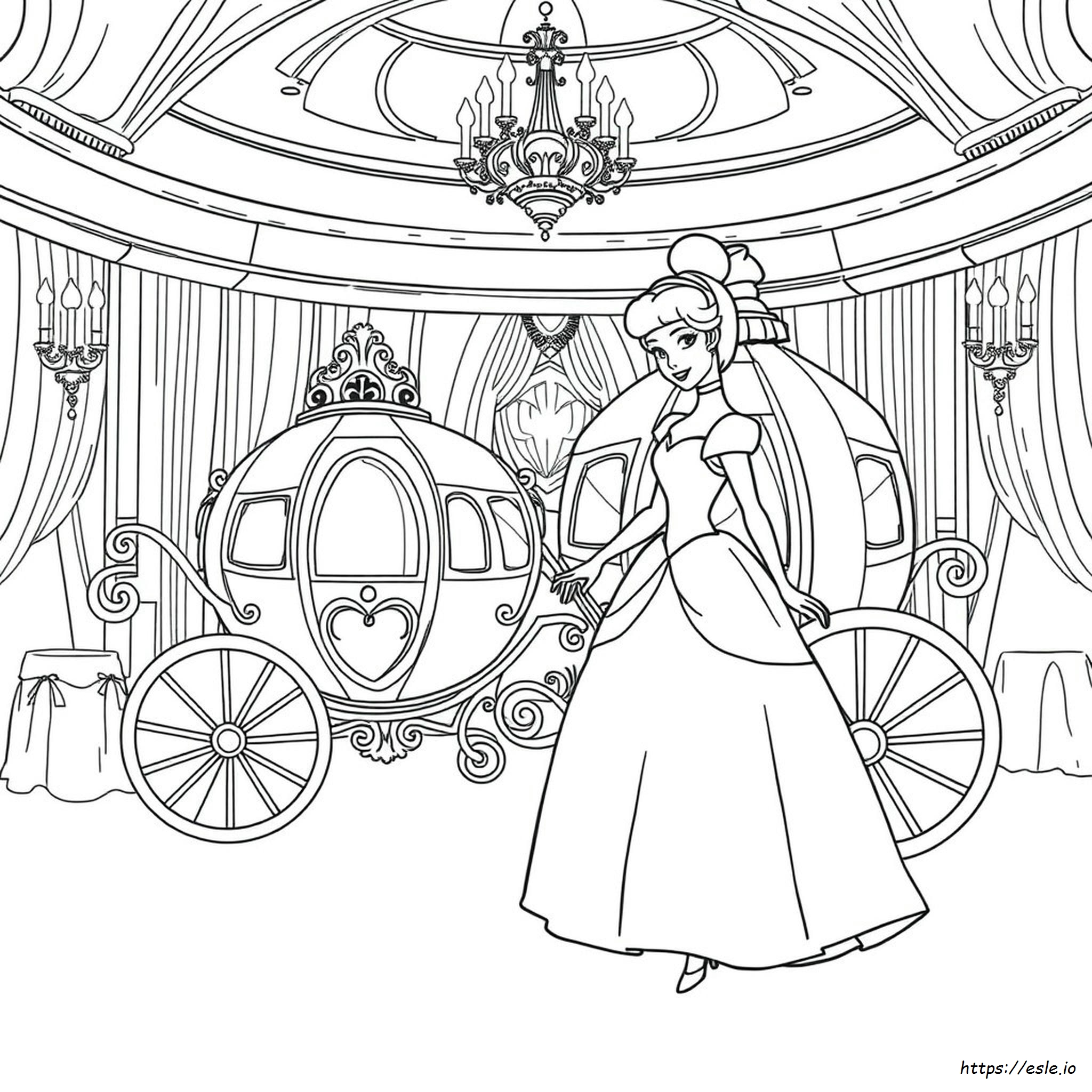 Cinderella 2015 Coloring Pages