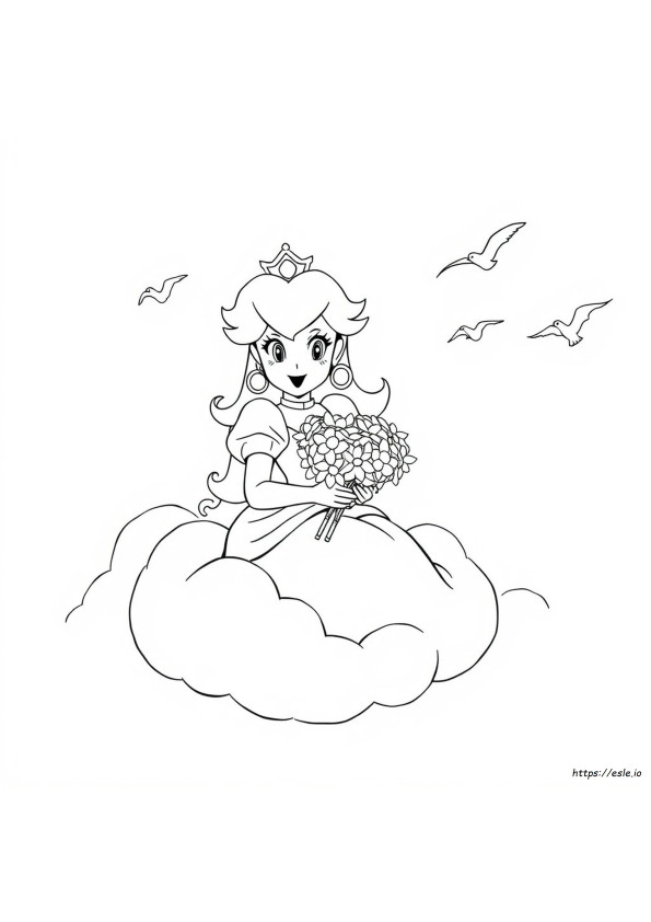 Pagina De Colorat Prințesa Daisy Peach