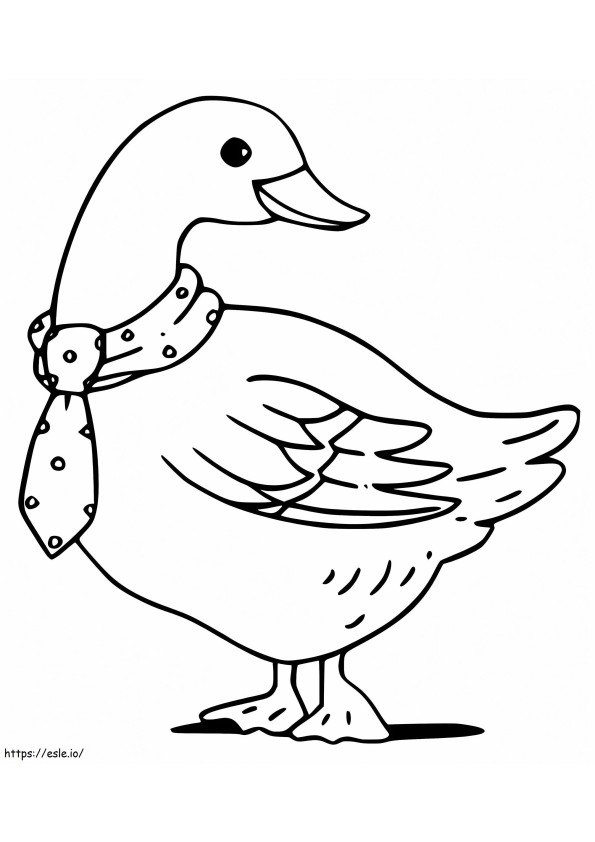 Goose 7 coloring page
