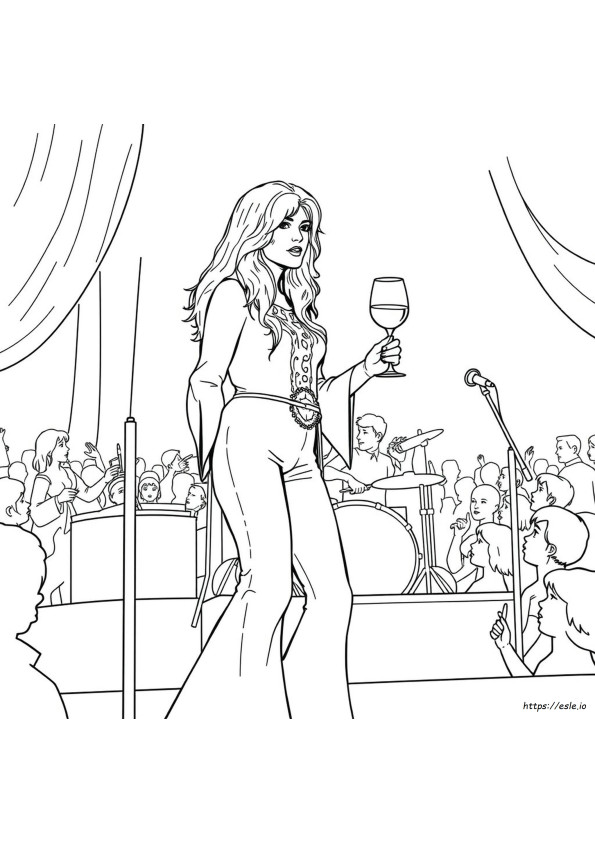 Kolorowanki Stevie Nicks