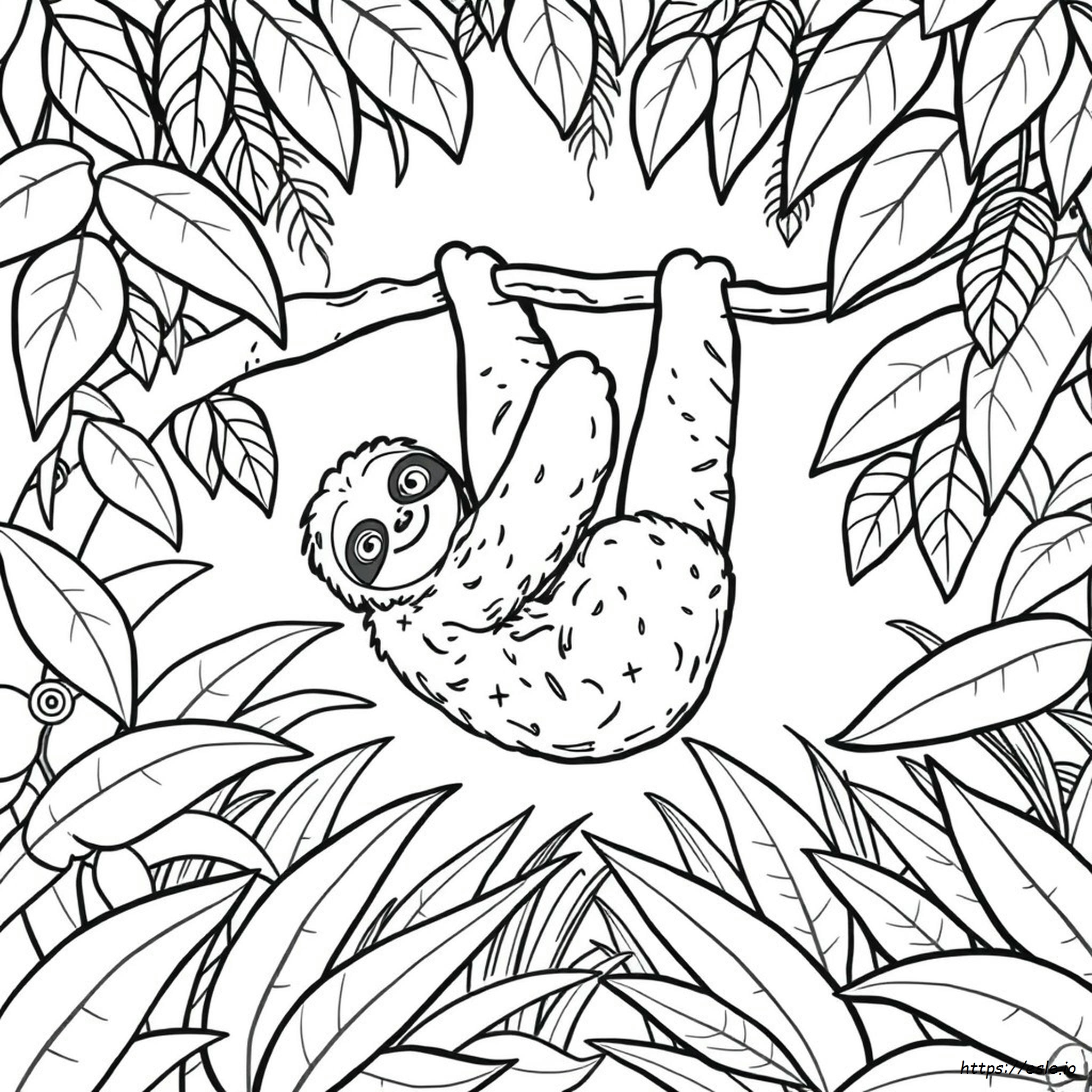 Disegni Da Colorare Di Bradipi