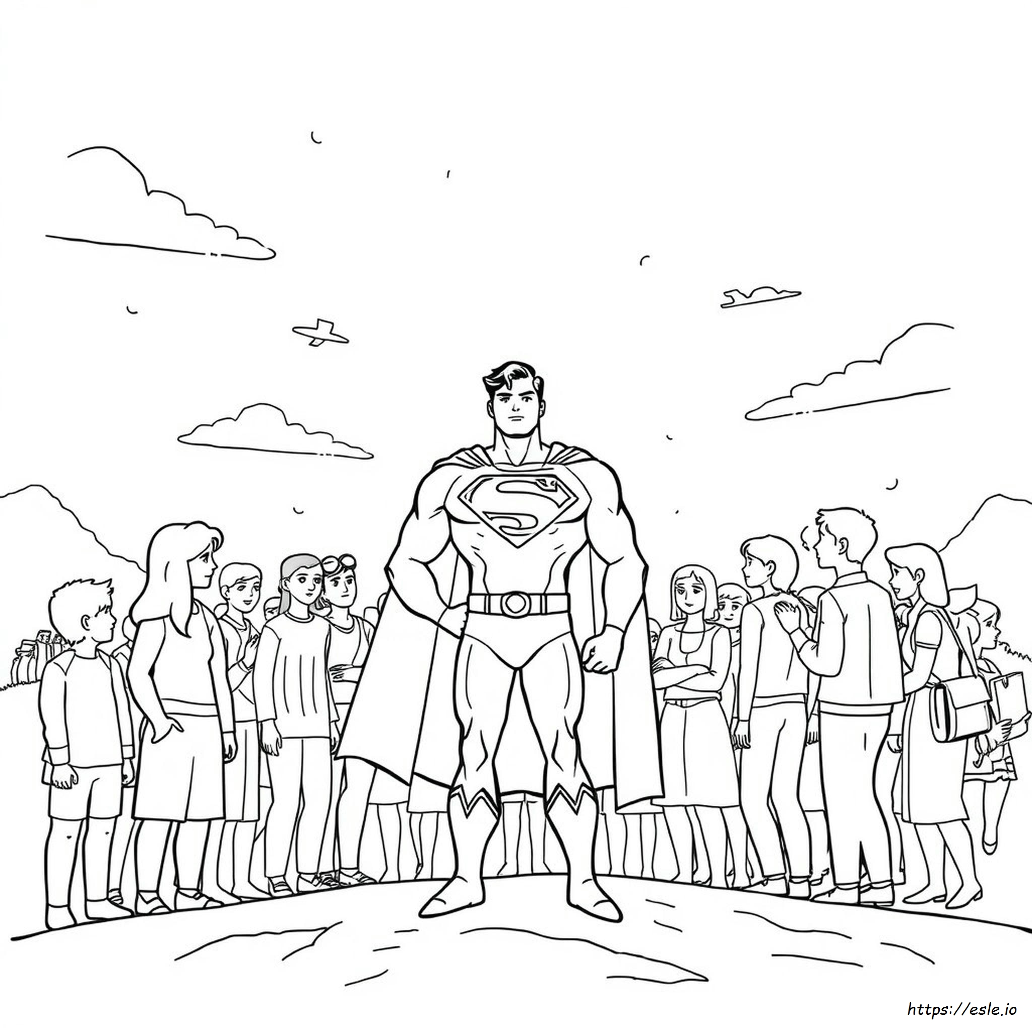 Superman Among Us Coloring Pages