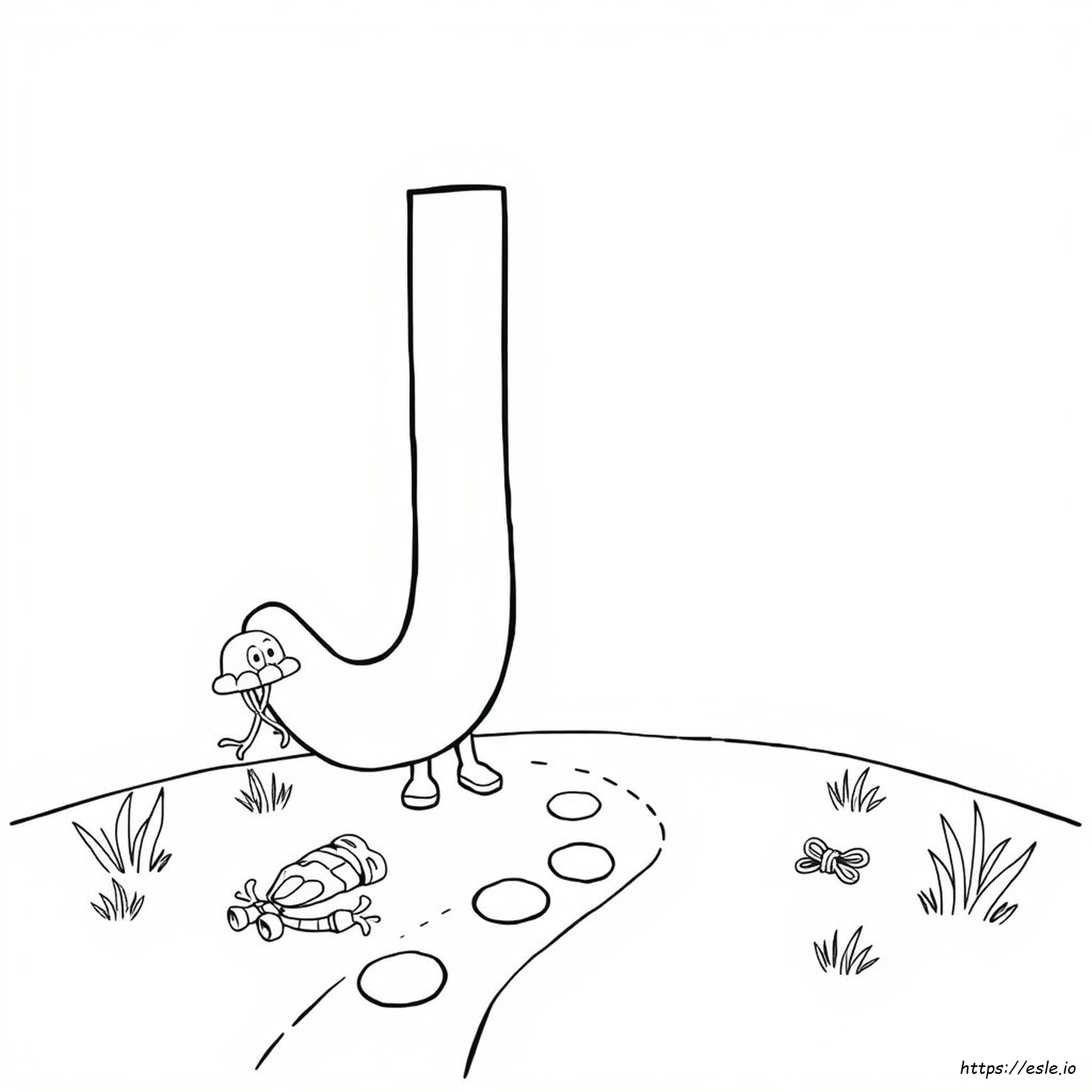 Letter J Coloring Worksheets