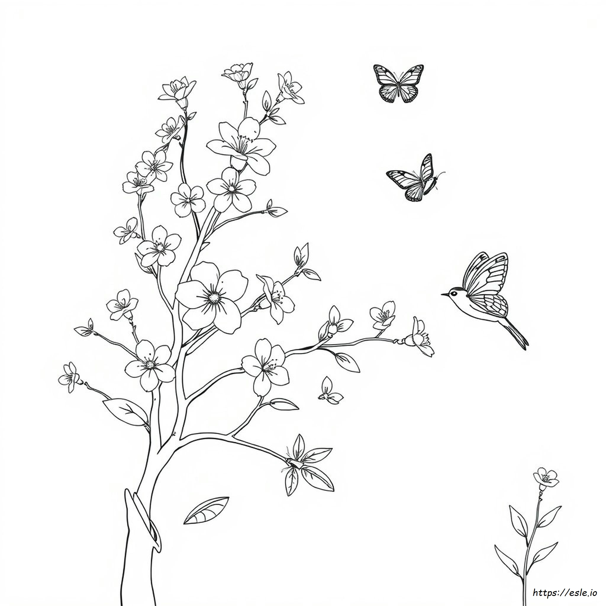Spring Coloring Pages Adults
