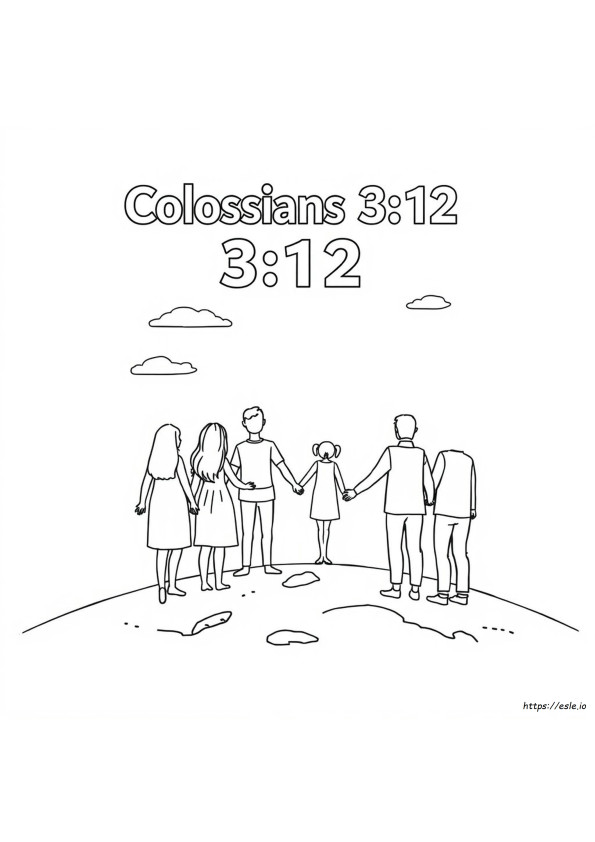 Colosenses 3 12 PAge Para Colorear