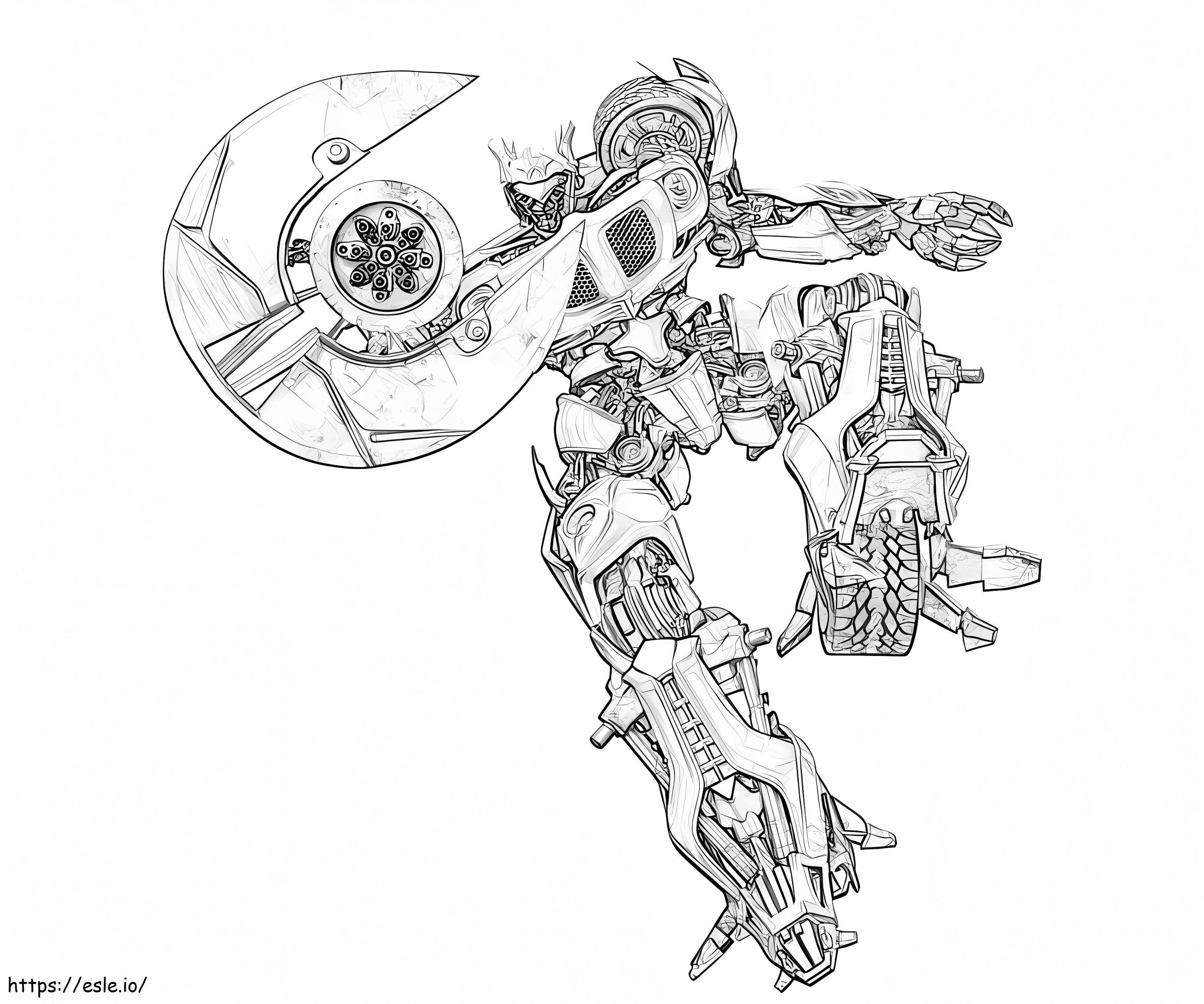 Transformers Jazz coloring page