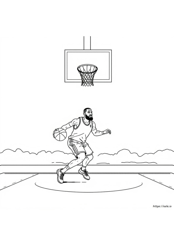 Dibujos De Lebron James Para Colorear