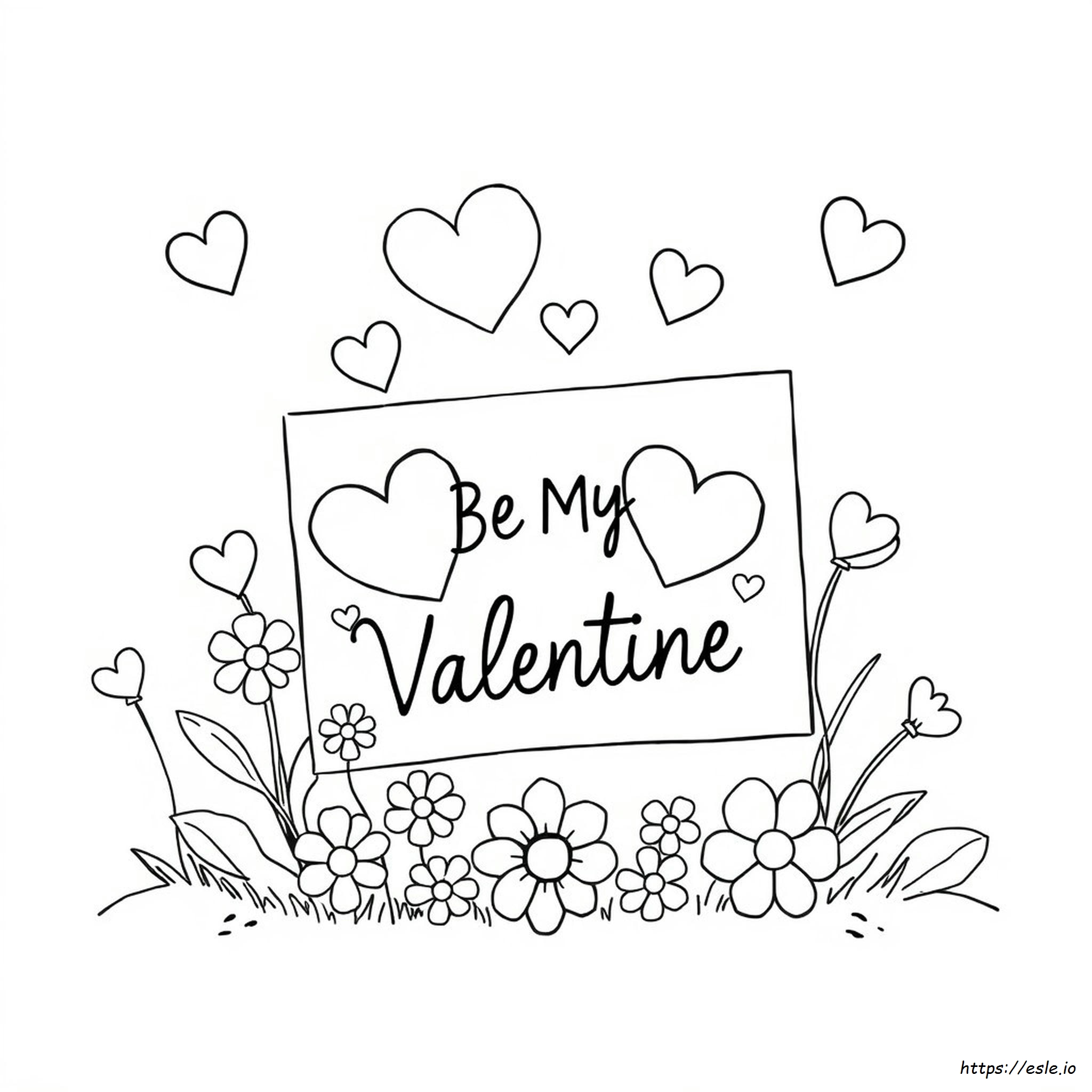 Valentines Day Colouring