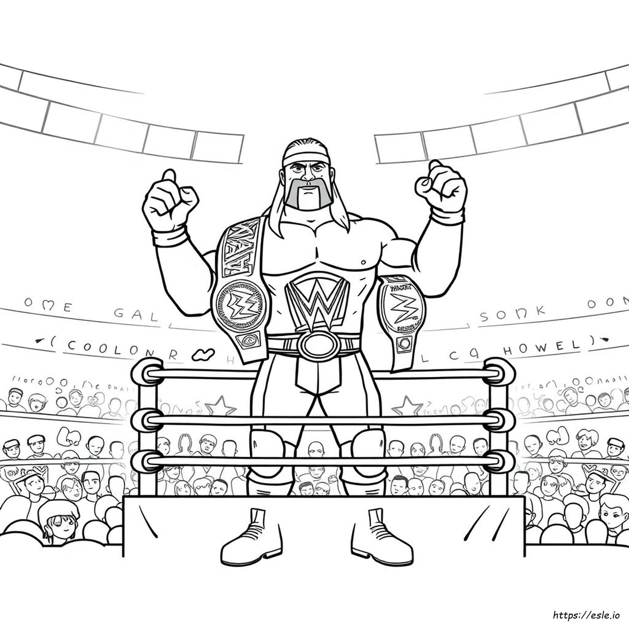 Wwe Hulk Hogan Coloring Pages