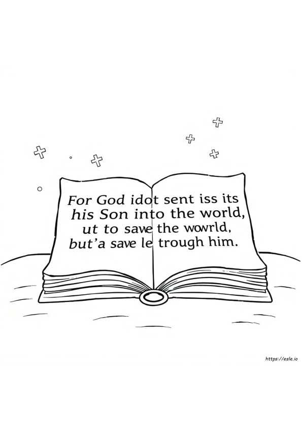Romanos 5:8 Para Colorear