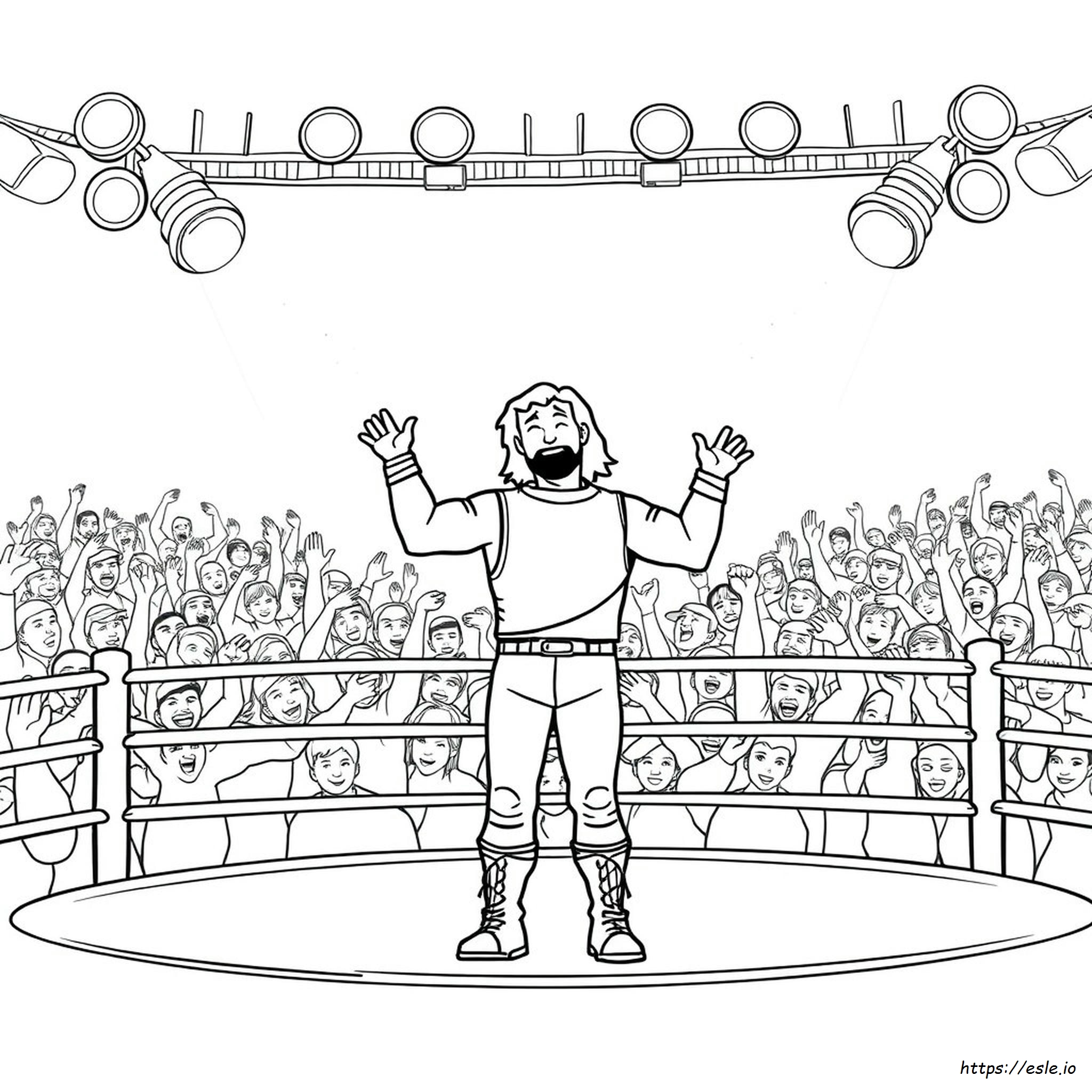 Desene De Colorat Bret Hart