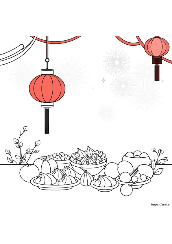 Chinese New Year Coloring Pages 2023