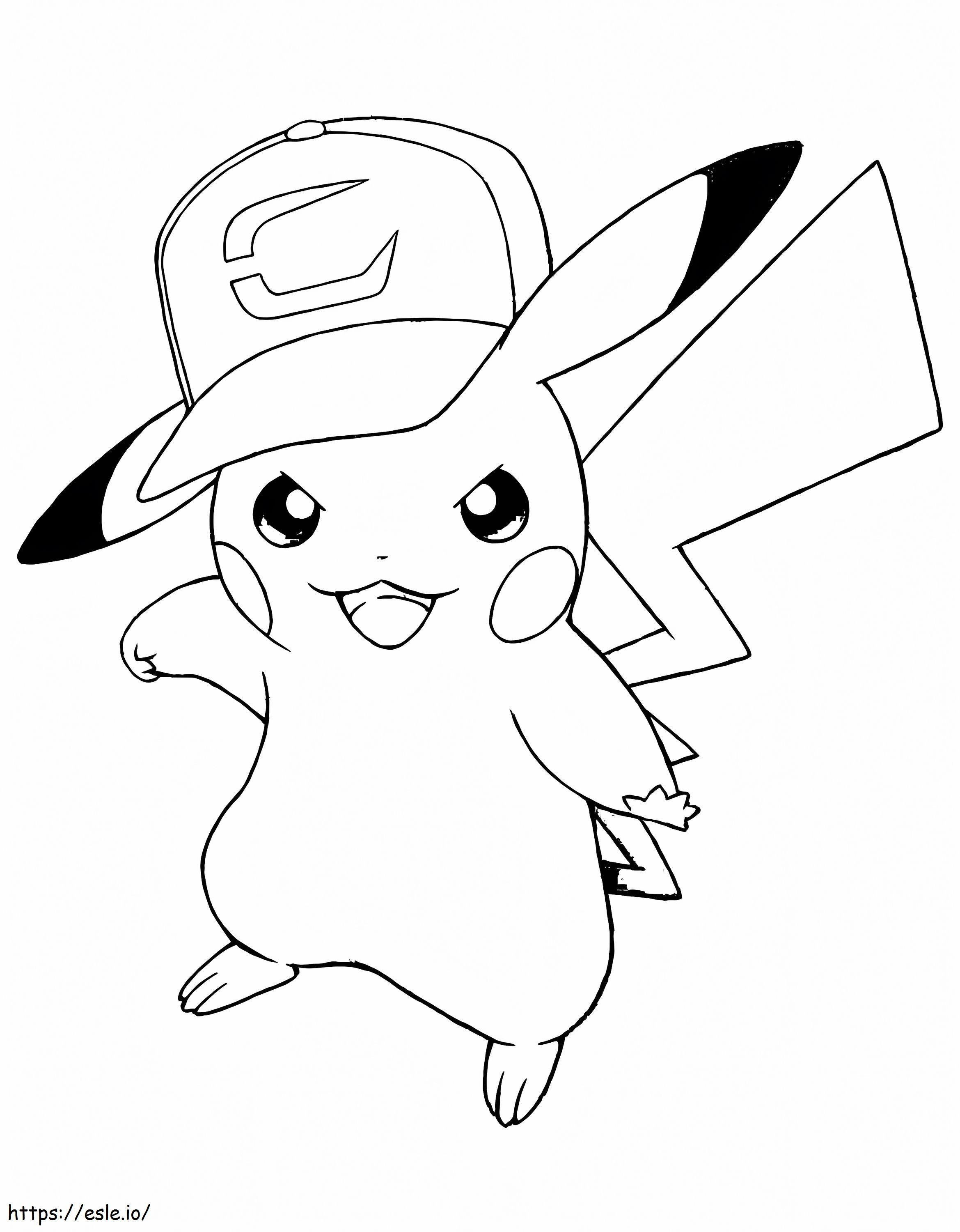 Amazing Pikachu coloring page