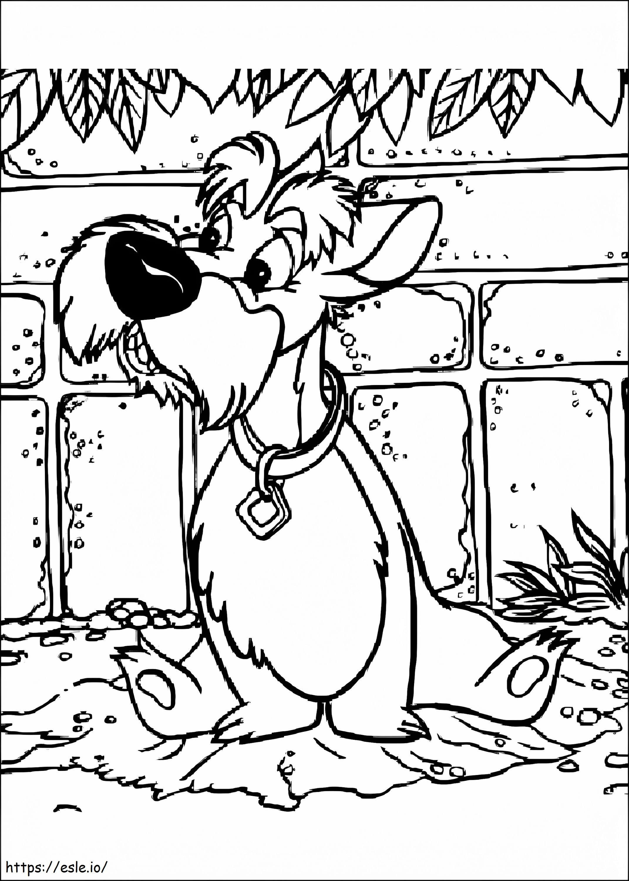 Jock From Lady And The Tramp coloring page