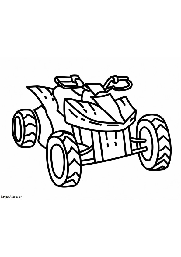 ATV To Color coloring page